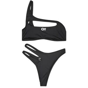 OFF-WHITE Cut Out Bikini Set
Black cut out with OFF stamp in white at front